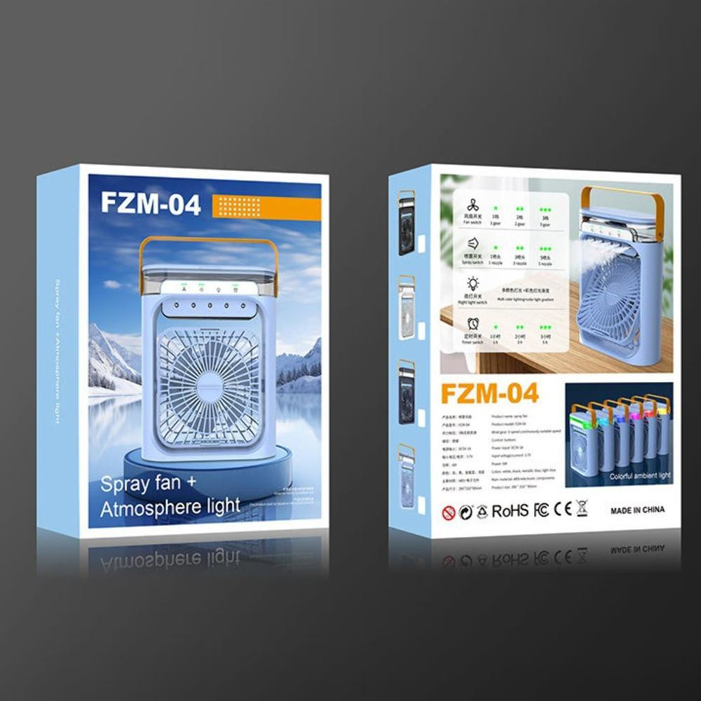 Настільний вентилятор FZM-04, Blue - 5