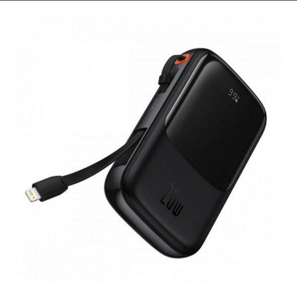 Універсальна мобільна батарея Baseus Qpow Pro, Digital Display, 10000mAh, Black - 4