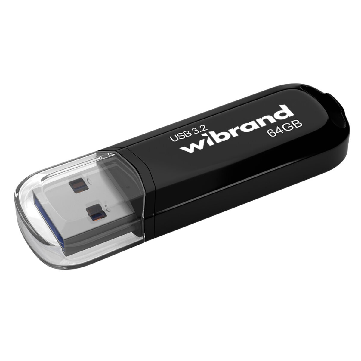 Флешка Wibrand Marten, USB 3.2 Gen 1, 64GB, Black - 2