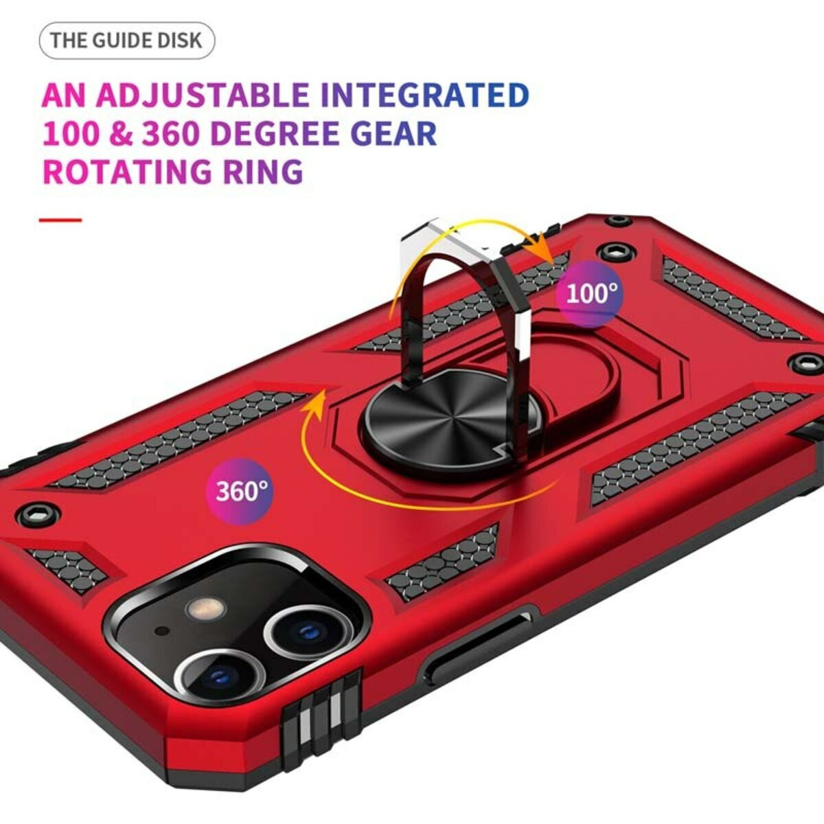 Чохол Cosmic Robot Ring for Apple iPhone 11 Red - 4