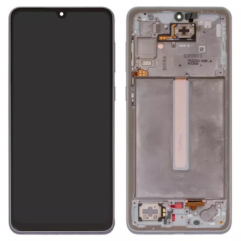 Дисплейний модуль для Samsung A336 Galaxy A33 5G, з рамкою, Original PRC, White - 1