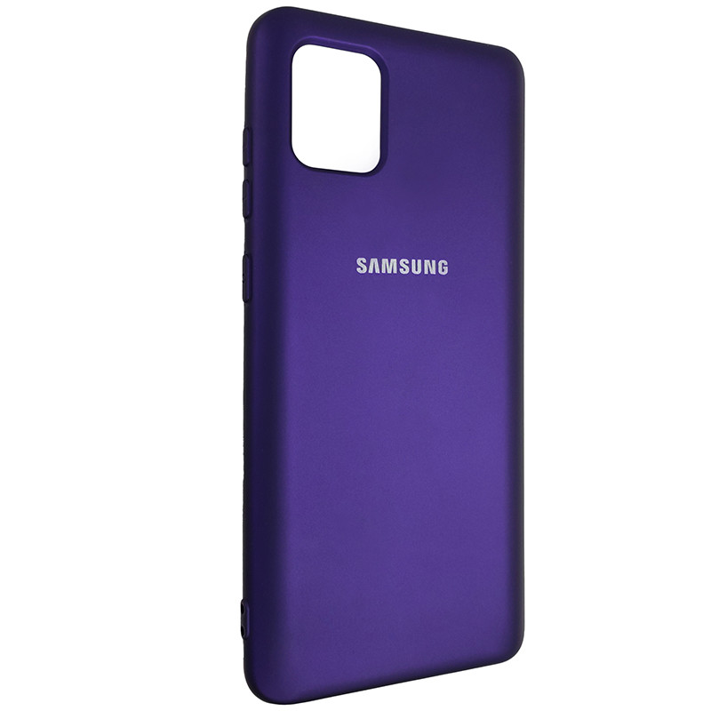 Чохол Silicone Case for Samsung Note 10 Lite Purple (30) - 2