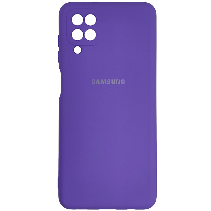 Чохол Silicone Case for Samsung A12\M12 Light Violet (41) - 1