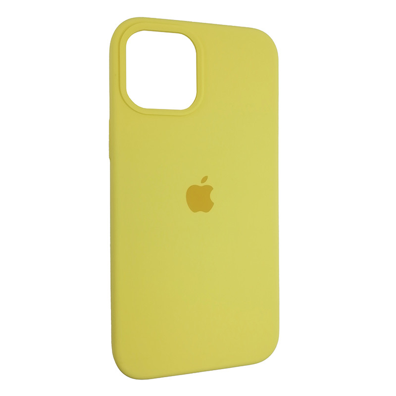 Чохол Copy Silicone Case iPhone 12/12 Pro Yellow (4) - 1