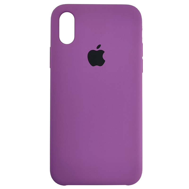 Чохол Copy Silicone Case iPhone X/XS Purpule (45) - 2