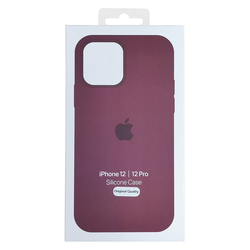 Чохол HQ Silicone Case iPhone 12 Pro Max Plum (без MagSafe) - 4