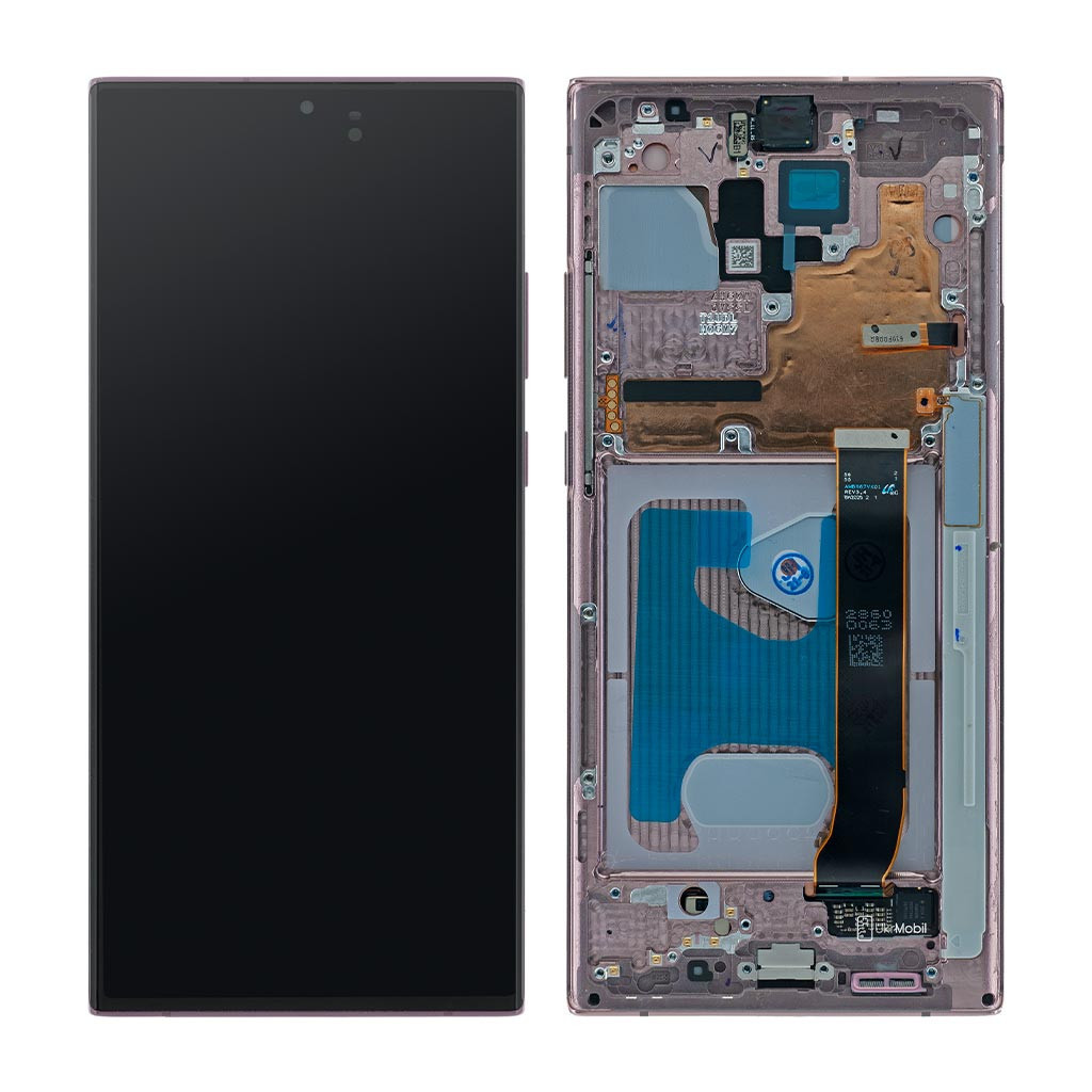 Дисплейний модуль Samsung N985 Galaxy Note 20 Ultra, з рамкою, Original, Bronze - 1