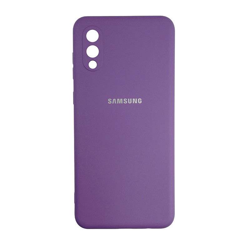 Чохол Silicone Case for Samsung A02 Light Violet - 1