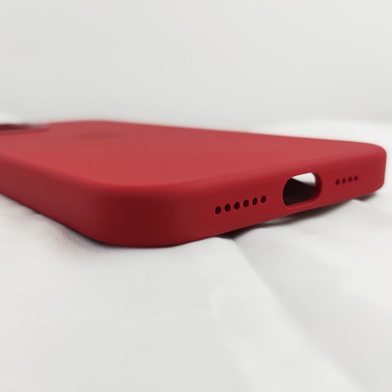 Чохол HQ Silicone Case iPhone 12 Pro Max Red (без MagSafe) - 5