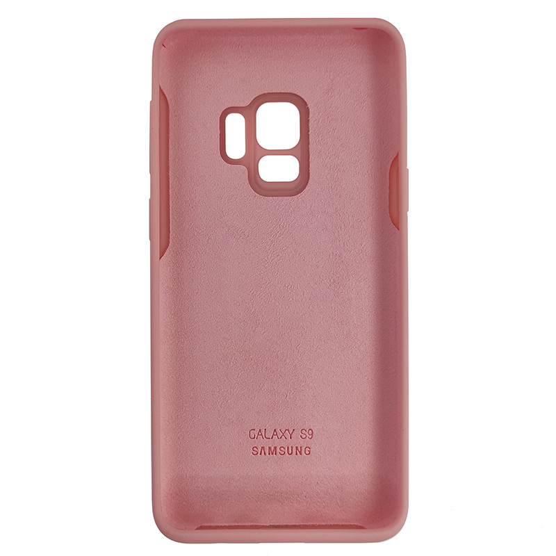 Чохол Silicone Case for Samsung S9 Pink (12) - 3
