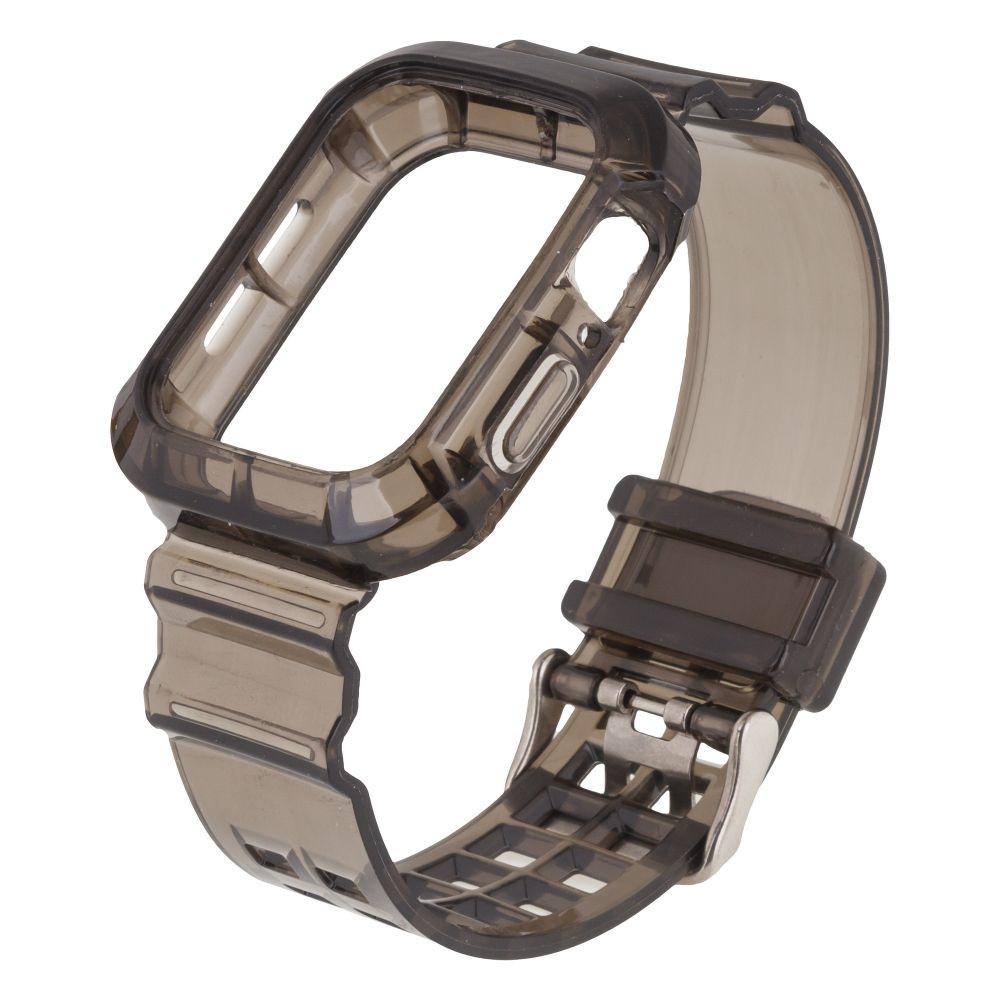 Ремінець для Apple Watch (42-44mm) Color Transparent + Protect Case Grey - 1