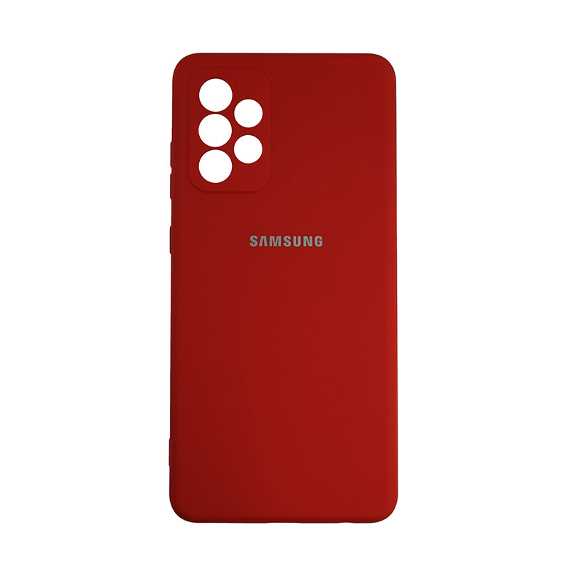 Чохол Silicone Case for Samsung A32 Red (14) - 1
