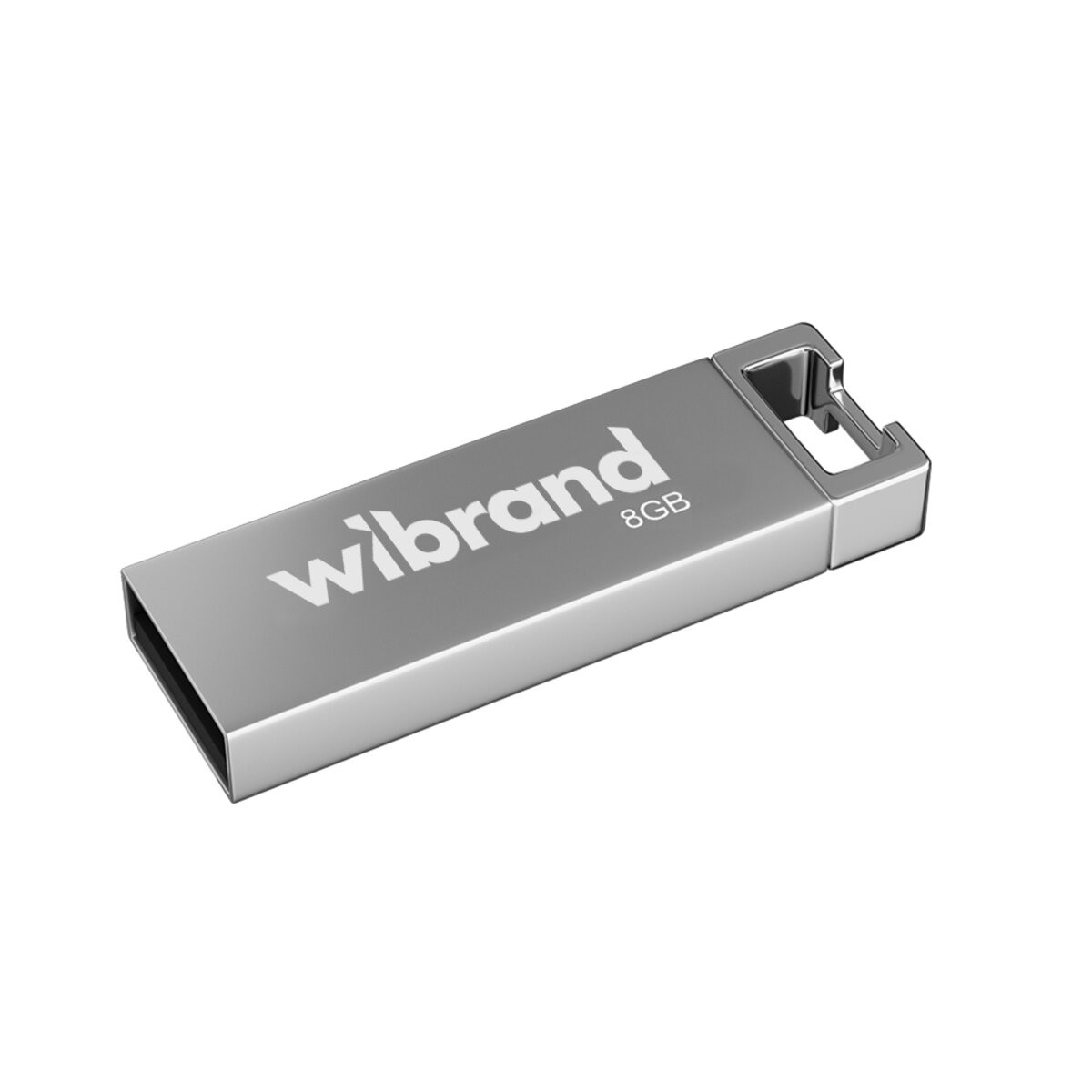 Флешка Wibrand USB 2.0 Chameleon 8Gb Silver - 1