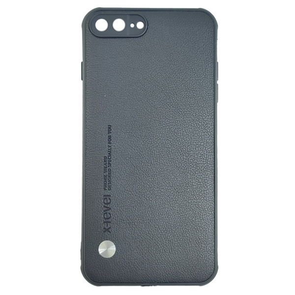 Чохол X-Level Leather Series Case iPhone 7/8 Plus Black - 1