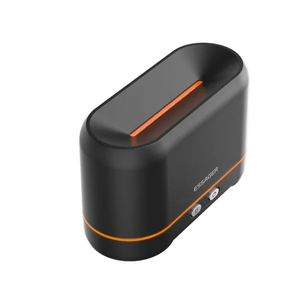 Зволожувач повітря ESSAGER Flame Aromatherapy Humidifier, Black - 1