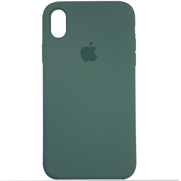 Чохол Copy Silicone Case iPhone XR Wood Green (58) - 3