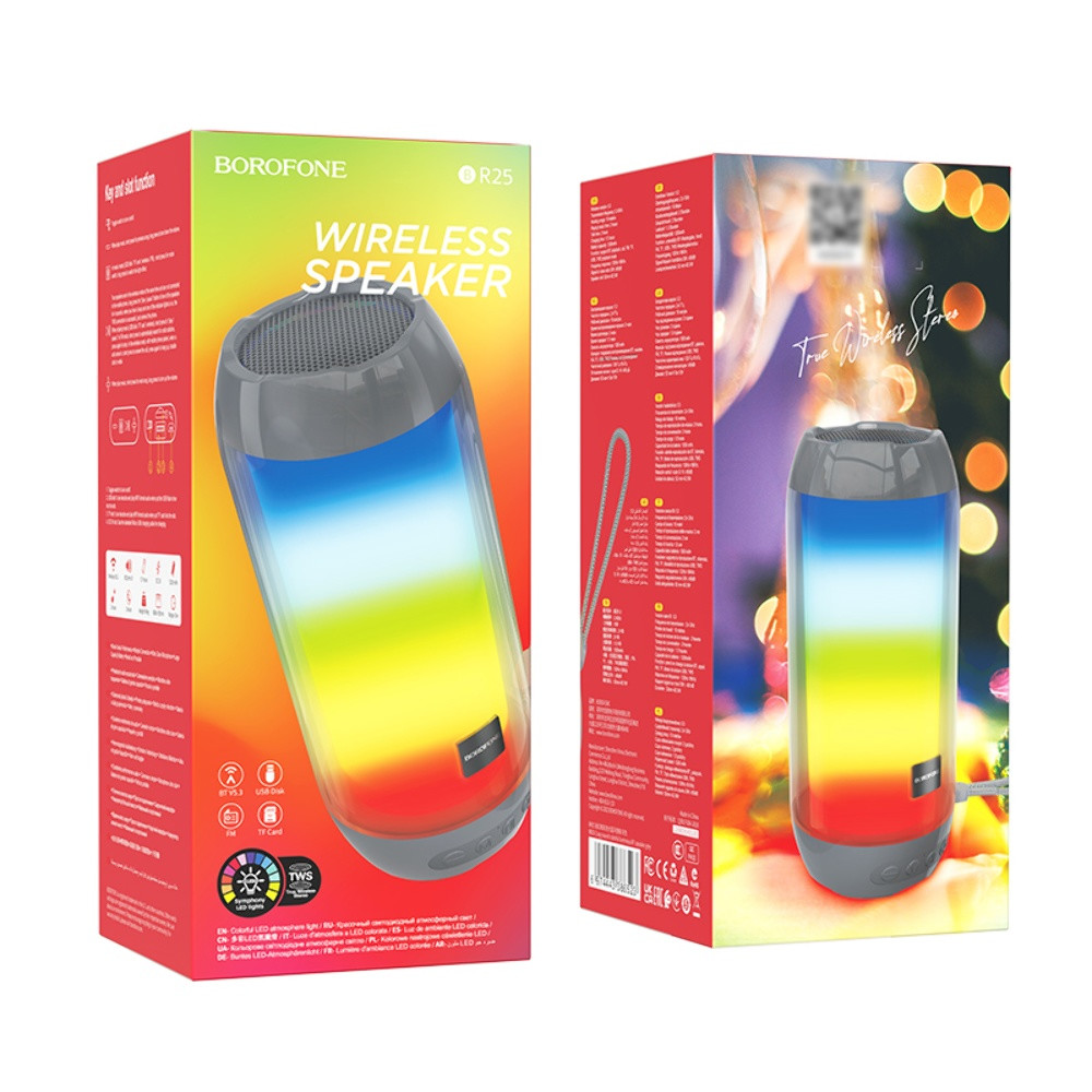 Безпровідна колонка Borofone BR25, Gray - 4