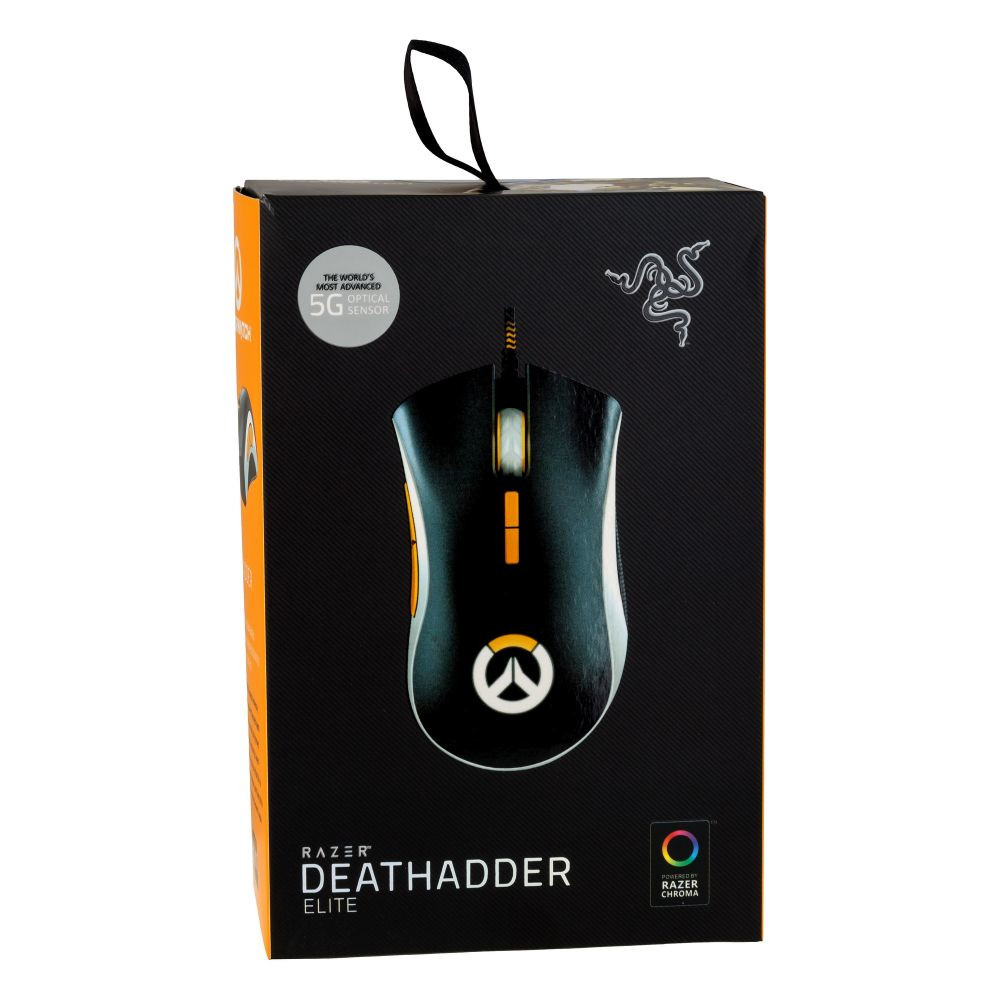 Провідна миша Razer DeathAdder Overwatch Elite Black (High Copy) - 6