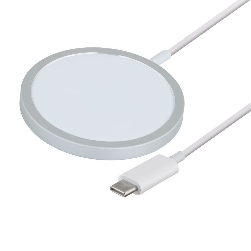 Бездротовий Зарядний Пристрій MagSafe USB-C Iphone 12 15w White - 2