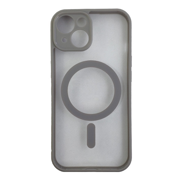 Чохол Transparante Case with MagSafe для iPhone 15 Gray - 1