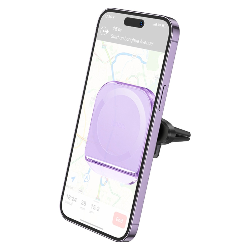 Автотримач Hoco H42 магнітний, Purple - 3