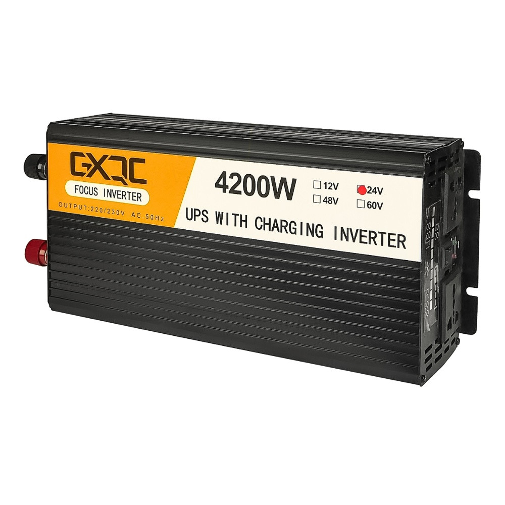 Інвертор з функцією заряджання акумулятора GXQC SFX-1500W/ 4200W DC 24V - AC 220V - 1