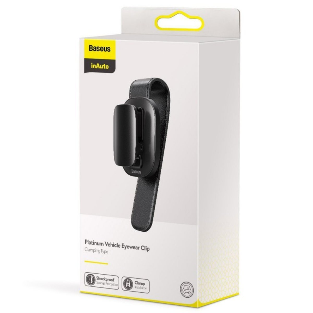 Автомобільний тримач для окуляр Baseus Platinum Vehicle, Black - 3