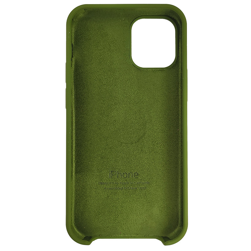 Чохол Copy Silicone Case iPhone 12 Mini Dark Green (48) - 3