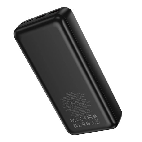 Універсальна мобільна батарея Borofone BJ80A Clever, 22.5W, PD20W, 20000mAh, Black - 2