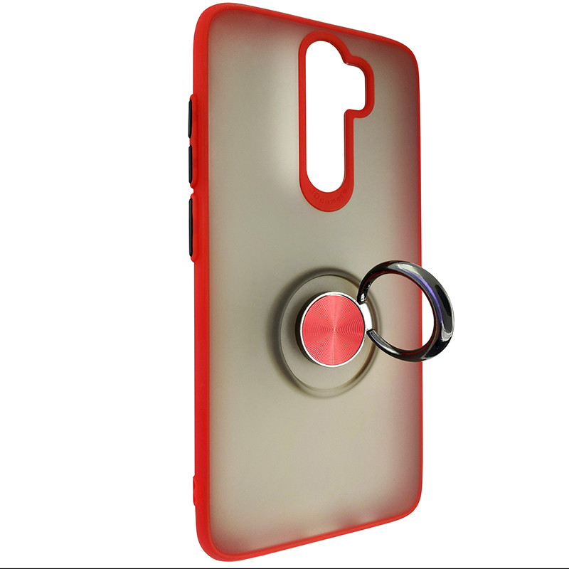 Чохол Totu Copy Ring Case Xiaomi Redmi Note 8 Pro Red+Black - 2