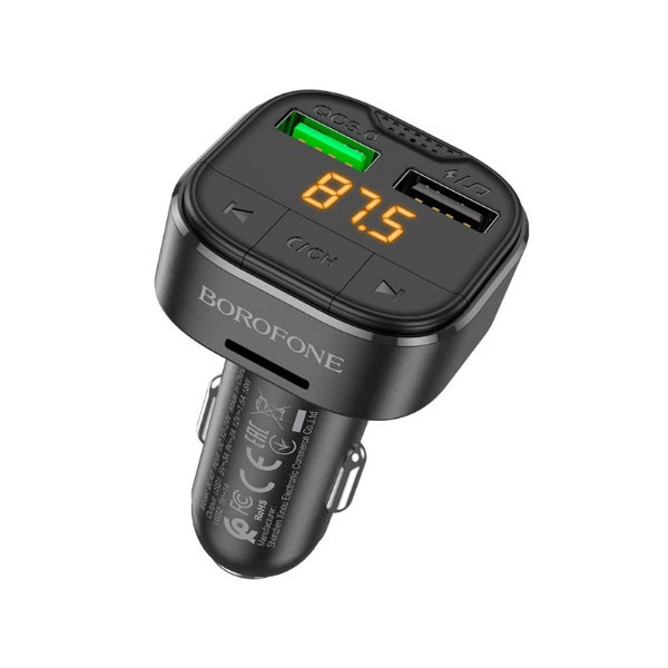 FM-модулятор Borofone BC43, Black - 1