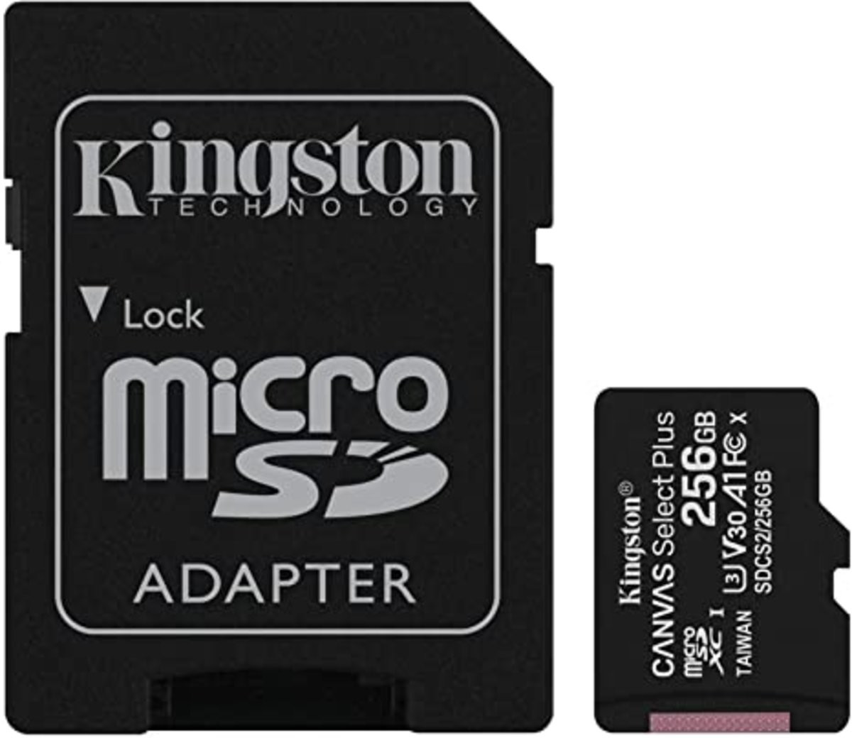 microSDXC (UHS-1) Kingston Canvas Select Plus 256Gb class 10 А1 (R-100MB/s) (adapter SD) - 4