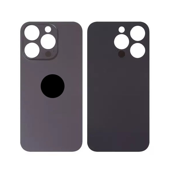 Задня кришка для iPhone 14 Pro, Original PRC, Big Hole, Black - 1