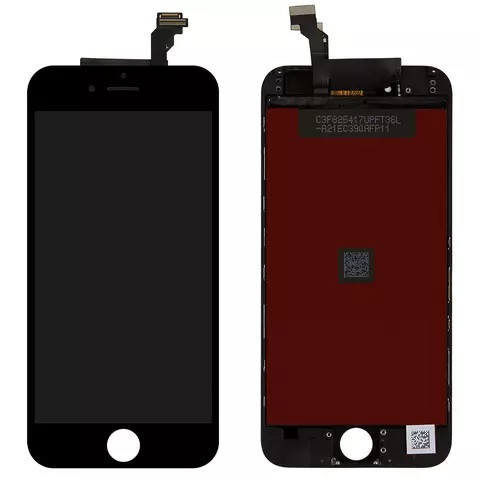 Дисплейний модуль для iPhone 6, Copy, Tianma, Black - 1
