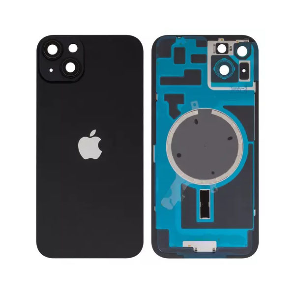 Задня кришка для iPhone 14 Plus, із склом камери, Original (PRC), Black - 1