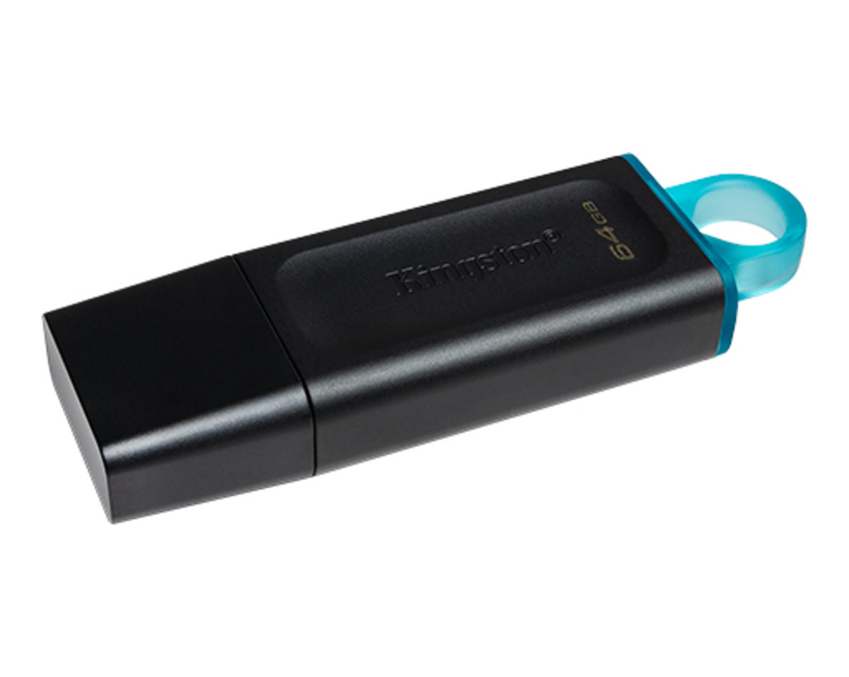 Флешка Kingston USB 3.2 DT Exodia 64GB Black/Teal - 4