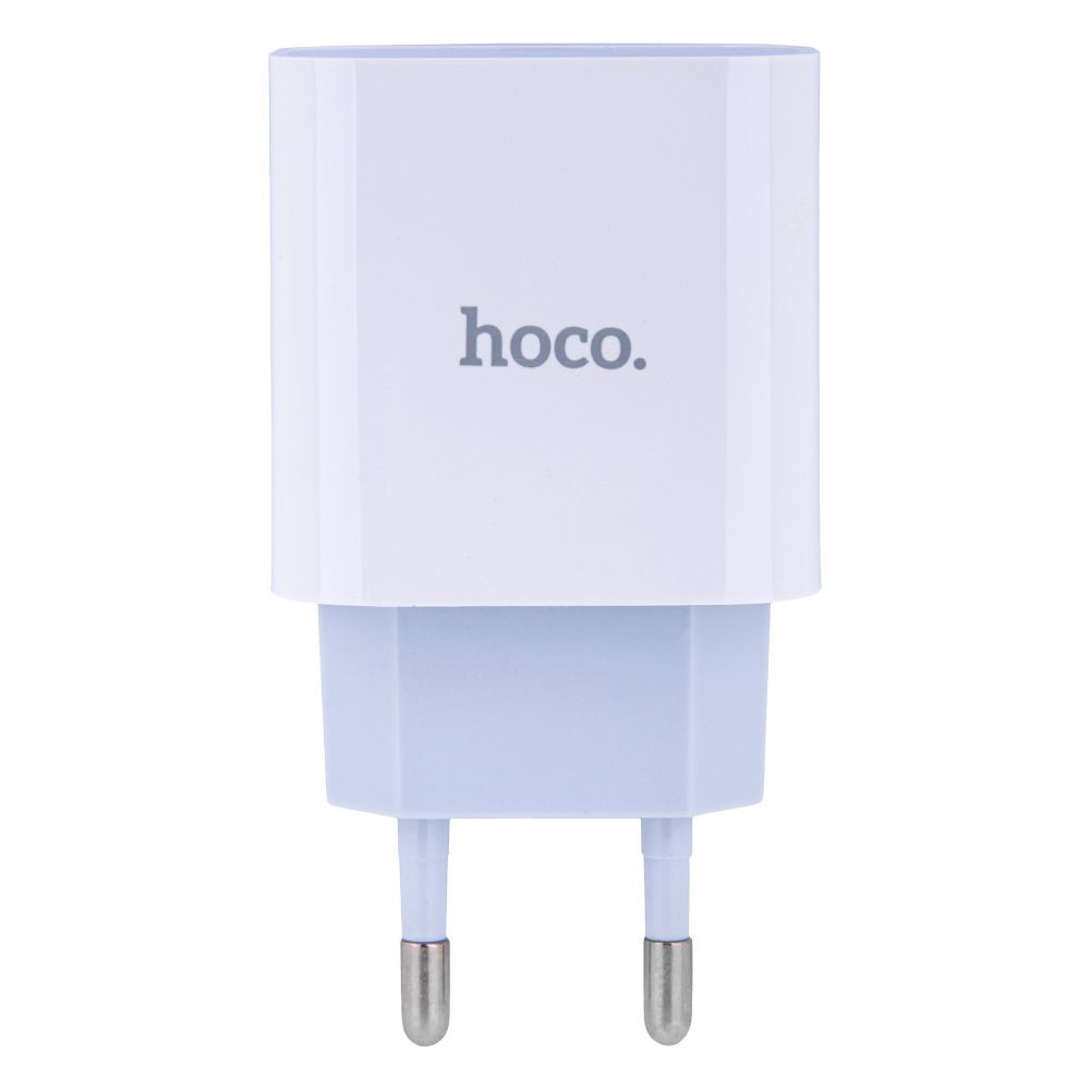 Мережевий Зарядний Пристрій Hoco C76A Plus, PD 20W, Cable Type-C to Lightning, White - 2