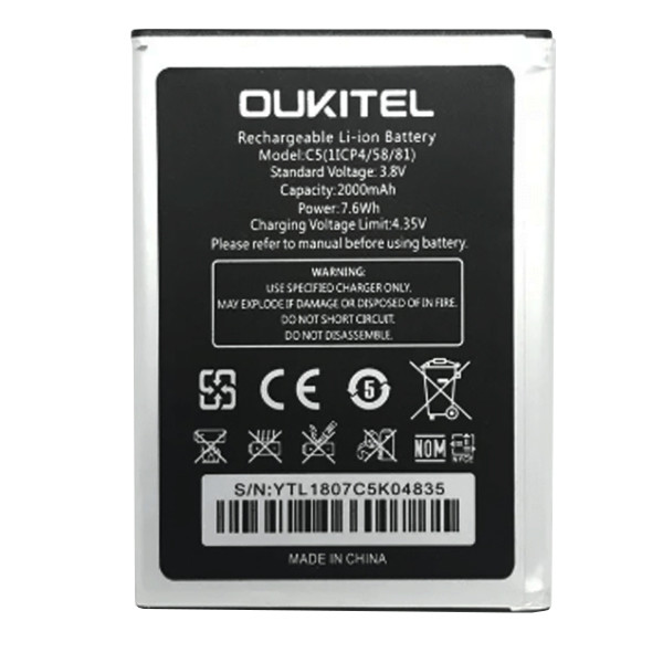 Акумулятор Oukitel C5, Original Quality - 2