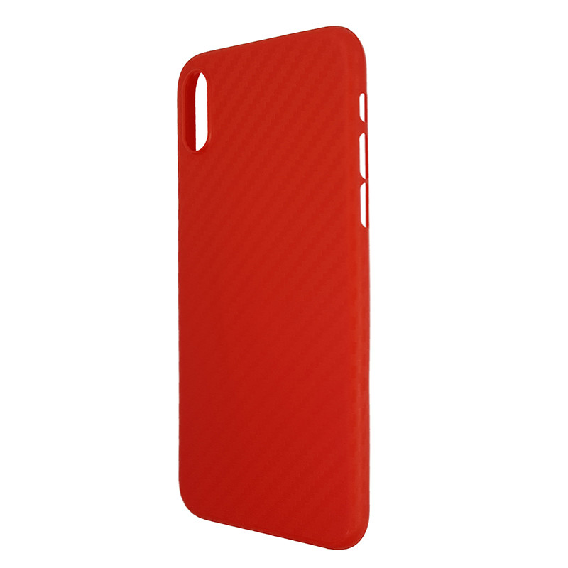 Чохол Anyland Carbon Ultra thin для Apple iPhone X/XS Red - 2