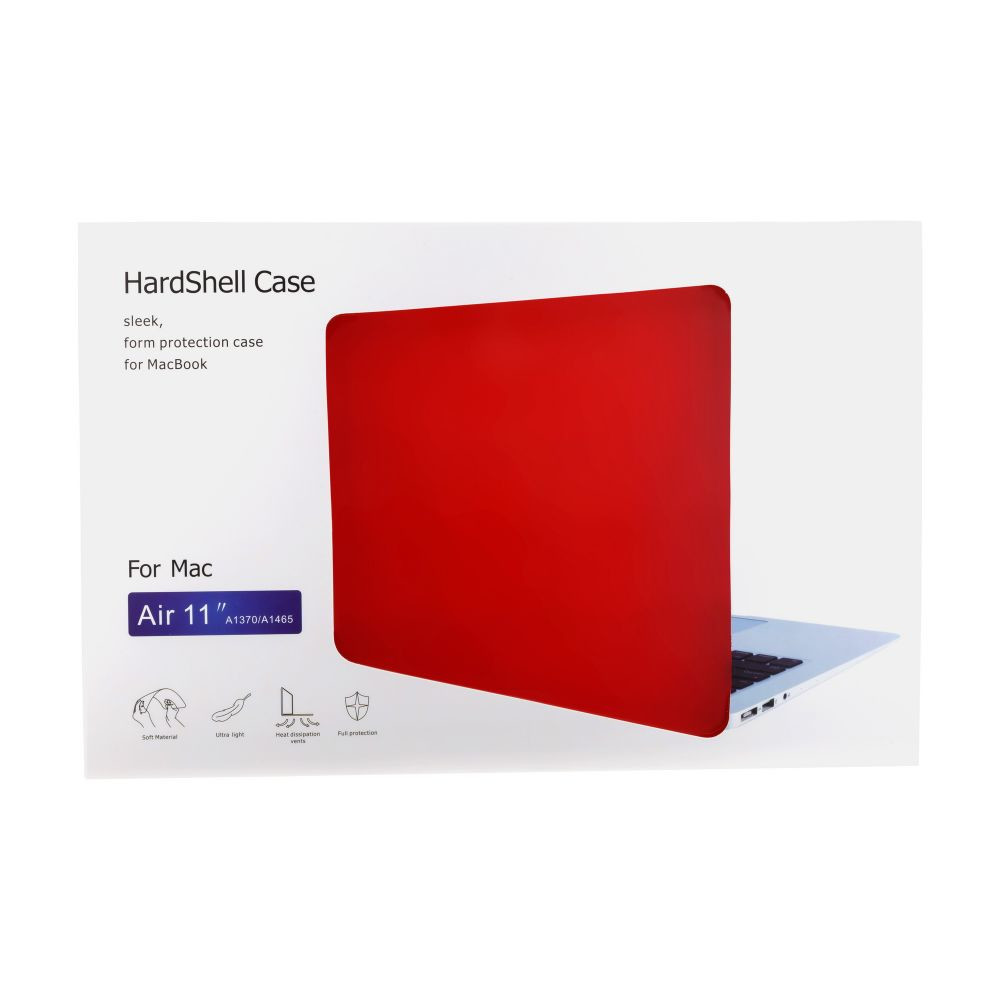 Чохол накладка для Macbook 11.6" Air Red - 6