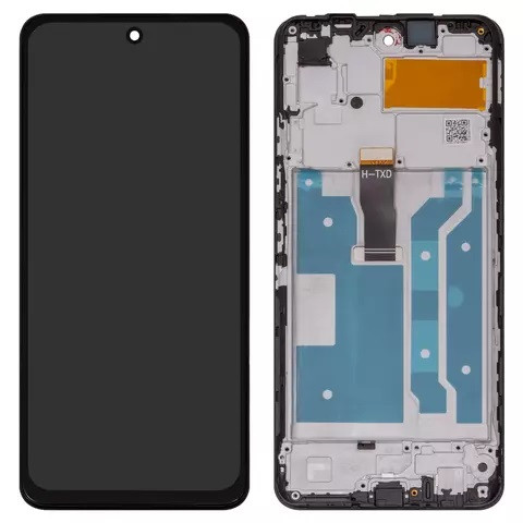 Дисплейний модуль для Huawei Honor 10X Lite, з рамкою, High Copy, Black - 1