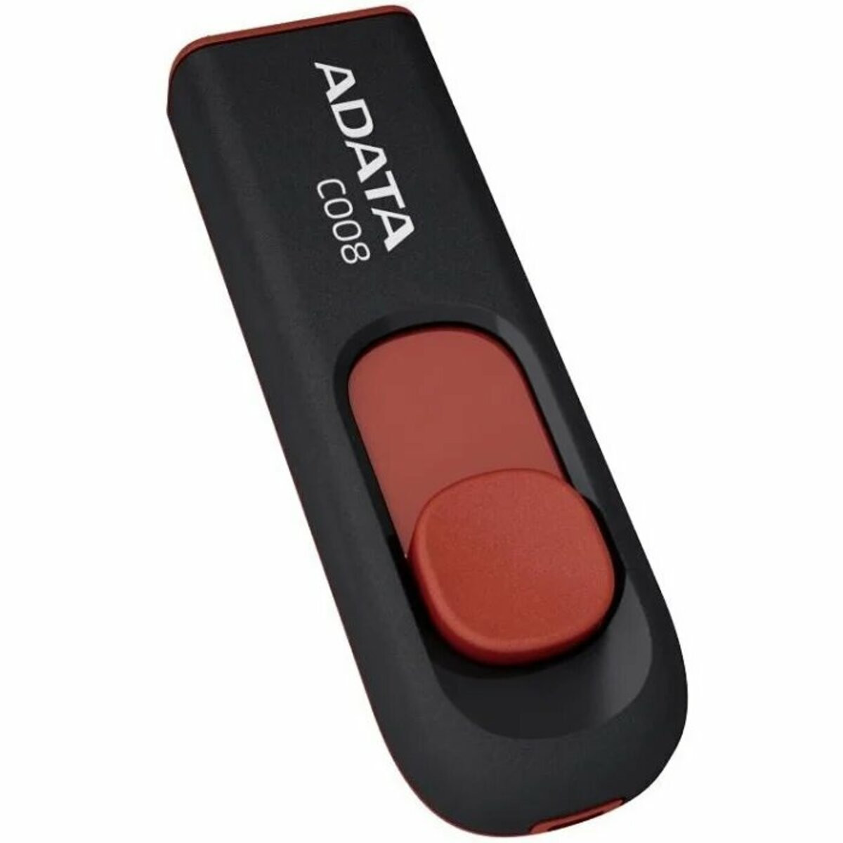 Flash A-DATA USB 2.0 C008 8Gb Black/Red - 1