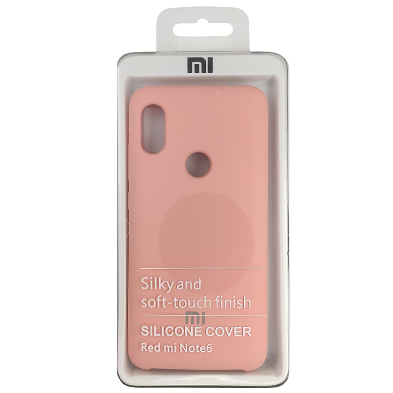 Чохол Silicone Case for Xiaomi Redmi Note 6 Pink (12) - 4
