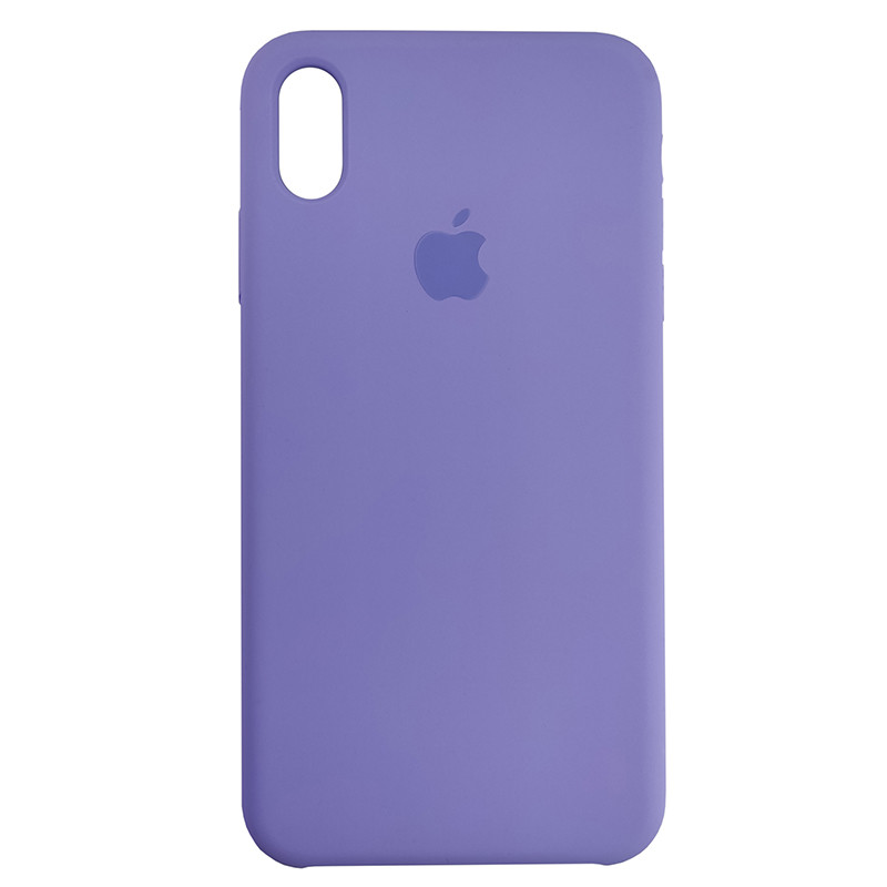 Чохол Copy Silicone Case iPhone XS Max Light Violet (41) - 2