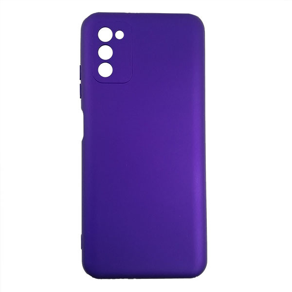 Чохол Silicone Case for Samsung A03s Purple (30) - 1