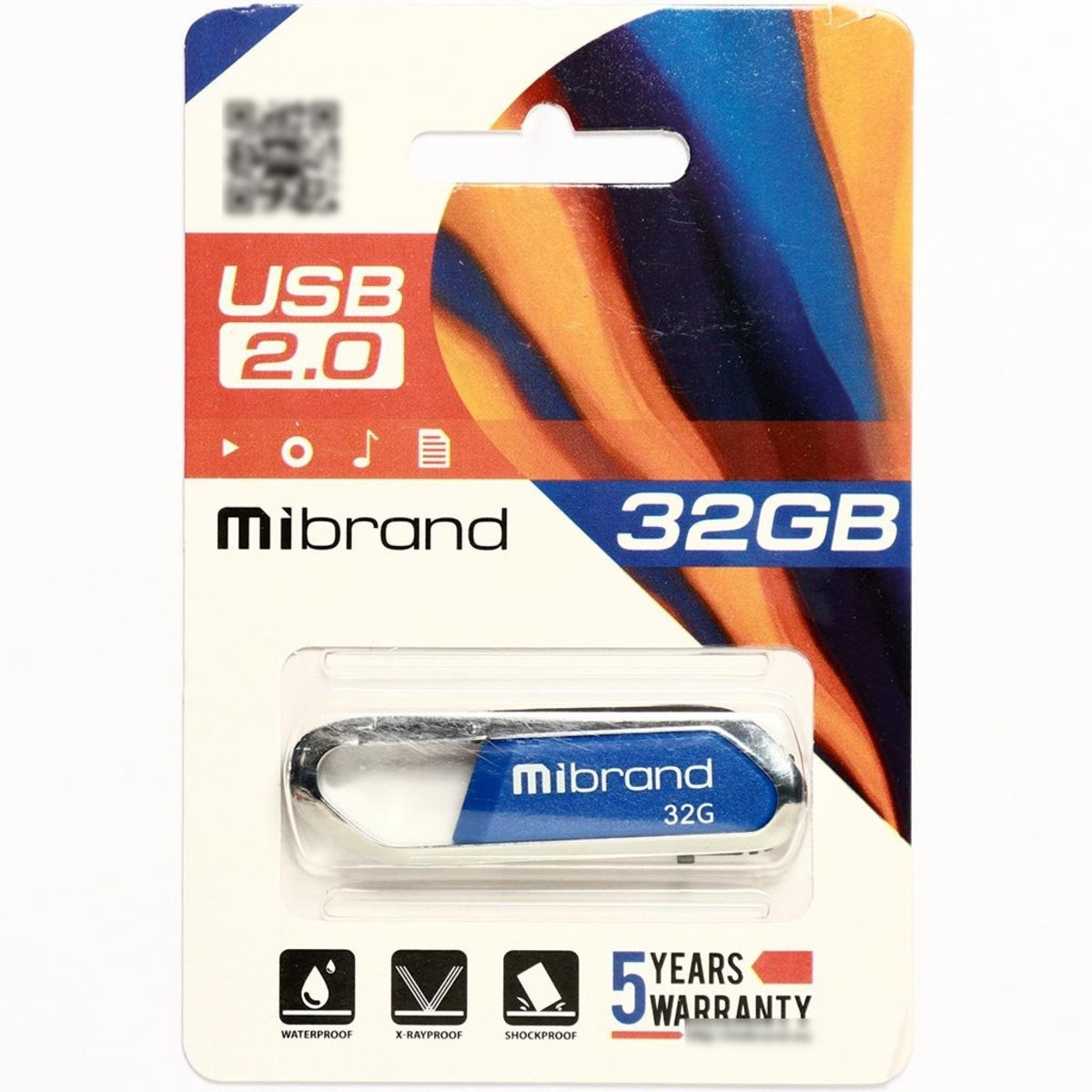 Флешка Mibrand USB 2.0 Aligator 32Gb Blue - 2