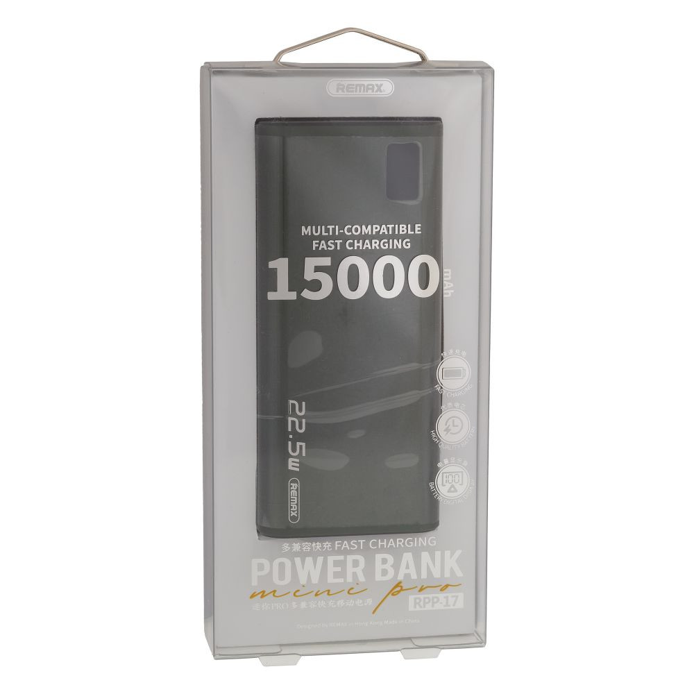 Power Bank Remax RPP-17 Mini Pro 22.5W Fast Charging 15000 mAh Green - 6