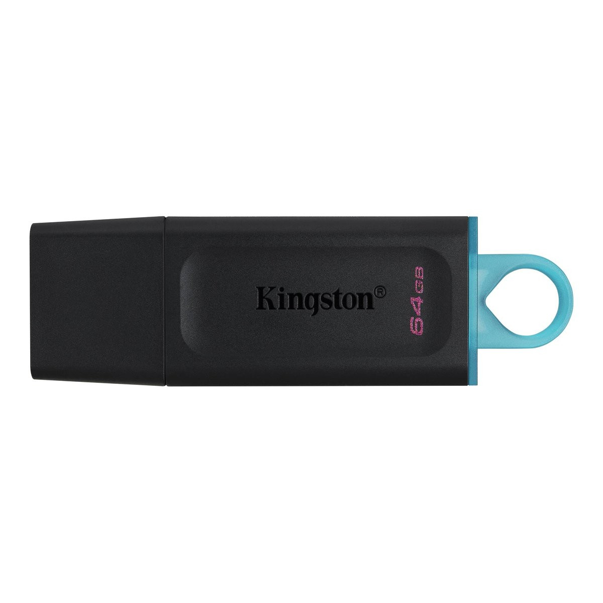 Флешка Kingston DT Exodia, USB 3.2, 64GB, Black-Teal - 1