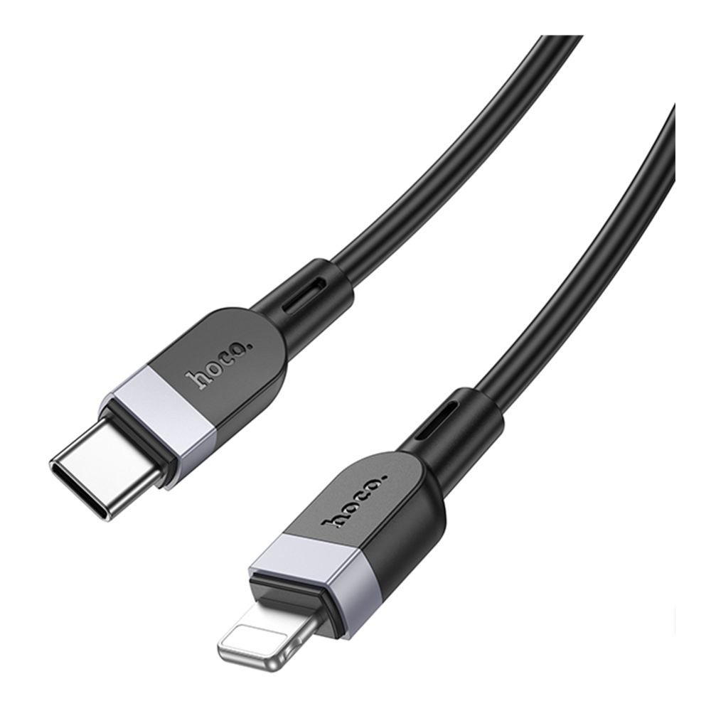 Кабель Hoco X109 Silicone, Type-C to Lightning, PD 27W, 3m, Black - 6