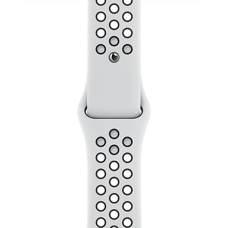 Ремінець для Apple Watch (38-40mm) Nike Sport Band White/Black - 1